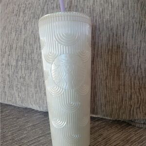 Starbucks Iridescent Tumbler with Straw